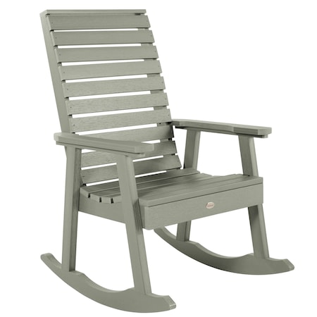 Highwood Usa Weatherly Rocking Chair Outdoor Furniture for Patio, Backyard, Garden AD-RKCH2-EUC